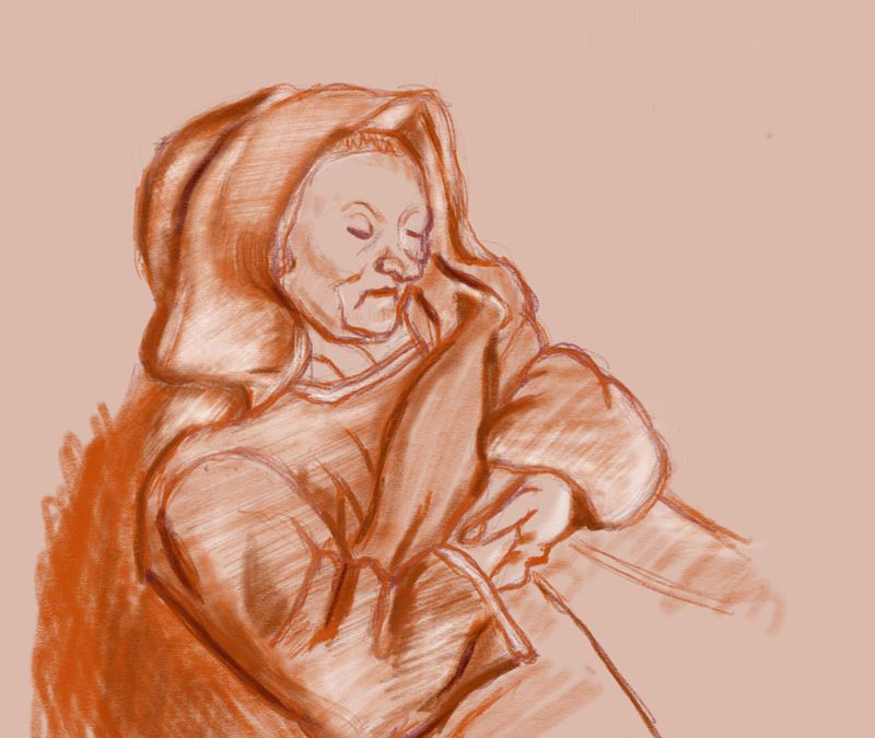 Old Woman Sleeping