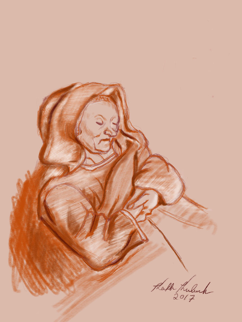 Old Woman Sleeping